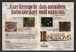 1999 Total Annihilation: Kingdoms Mayhem Video Game Print Advertisement (2 pgs) Fetch the Paper!