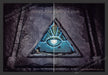 2001 Trial by Fire Blue Eye Triangle Video Game Print Advertisement (2 pgs)