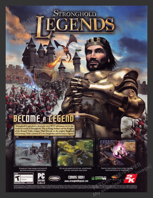 2006 Stronghold Legends Video Game Print Advertisement