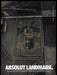 Absolut Landmark Vodka 1990s Print Advertisement Ad 1991 Crop Circle Fetch the Paper!
