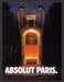 1996 Absolut Paris "Metro" Print Advertisement Ad
