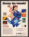 1991 Print Advertisement Adventure Island Video Game Ad.