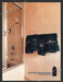 2005 Print Advertisement Axe Bathroom Towels How Dirty Boys Get Clean Ad.