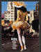 Betsey Johnson 1990s Print Advertisement Tutu Tights Legs Funky Fetch the Paper!