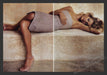 Calvin Klein 2000s Print Advertisement (2 pages) Legs Model Cement Bench Fetch the Paper!