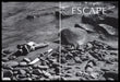 Calvin Klein Escape Perfume 1990s Print Advertisement (2 pages) 1991 Couple Fetch the Paper!