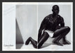 Calvin Klein Steel 2000s Print Advertisement Ad Cologne 2007 Djimon Hounsou Fetch the Paper!