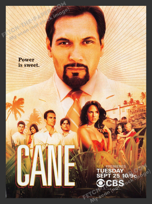 2007 Print Advertisement Cane T.V. Show CBS Ad.