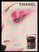 Chanel 2000s Print Advertisement 2000 Eye Lacquer Model Eye Cosmetics Fetch the Paper!
