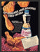 1984 Print Advertisement Crisco Oil Fried Chicken Recipe Frying Food Ad.