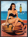 2001 Cutty Sark Whisky Sexy Girl on Ship Rope Advertisement Ad.