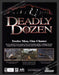 2001 Print Advertisement Deadly Dozen Video Game Ad.
