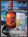 1990 DeKuyper Peachtree Schnapps Ocean Pool Goggles Print Advertisement Ad