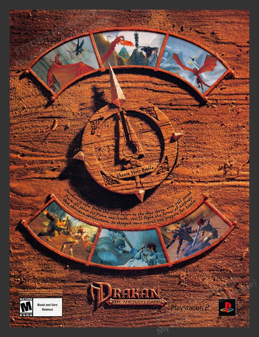 2002 Drakan The Ancients' Gates Video Game Print Advertisement