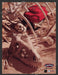 2002 Print Advertisement Eastpak Backpack "Built to Resist" Skeleton & Dinosaur.