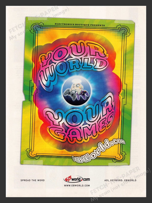 2000 EB World Video Game Print Advertisement