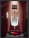 2005 Print Advertisement ESPN Zone T.V. Above Urinal Show Ad.