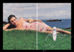 Estee Lauder 2000s Print Advertisement Ad (2 pages) 2001 Elizabeth Hurley Perfume Fetch the Paper!