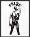 2007 False Clothing "The Incredible" Fishnet Hosiery Print Advertisement Ad.