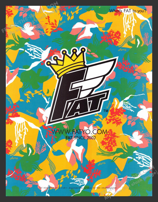 2006 Fat Head Clothing Shop Tokyo Japan Print Advertisement Ad.