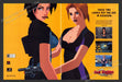 2001 Print Advertisement 2 Page Fear Effect2: Retro Helix Video Game Ad.