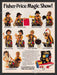 1983 Print Advertisement Fisher Price Magic Show Toys Ad.
