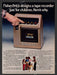 1983 Print Advertisement Fisher Price Tape Recorder Toys Ad.