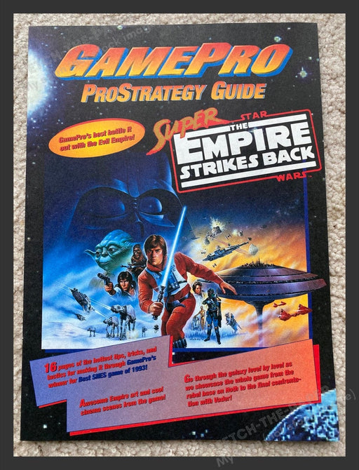 1994 ProStrategy Guide "Super Star Wars: The Empire Strikes Back"