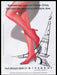 Givenchy Hosiery 1990s Print Advertisement Ad 1992 Red Legs Eiffel Tower Paris Fetch the Paper!