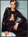 Gucci Dress 1990s Print Advertisement Ad 1999 Model Fetch the Paper!