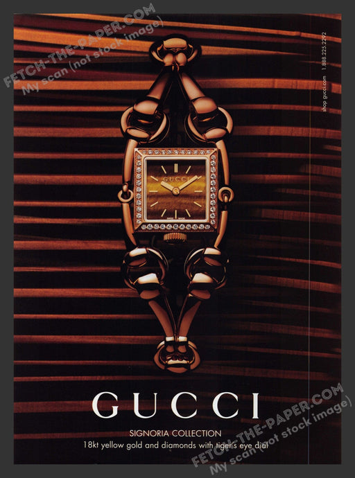 2007 Print Advertisement Gucci Signora Watches Collection Ad.