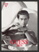 Guess Men Sexy Male Model in Bed Smoldering Eyes 1990s Print Advertisement 1993 Fetch the Paper!