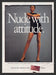 Hanes Silk Reflections Hosiery with Attitude 1990s Print Advertisement Ad 1994 Fetch the Paper!