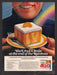 1980 Jell-O "Lemon-Orange Rainbow Poke Cake" Recipe Print Advertisement Ad