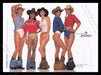 Jockey 1990s Print Advertisement Ad 1998 Cowgirls Panties Underwear Fetch the Paper!