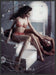 La Perla Lingerie 1990s Print Advertisement Ad 1999 Legs Model with Sexy Male Fetch the Paper!