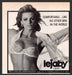 1988 Lejaby Paris Demi Lace Bra Sexy Model Print Advertisement Ad
