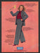 1983 Print Advertisement Levi's Womenswear "Bend Over" Blazer Plus Clothing Ad.