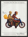 Louis Vuitton 1990s Print Advertisement 1995 Saint-Jacques Leather Motorcycle Fetch the Paper!