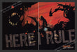2008 Print Advertisement 2 Page Magic the Gathering "Here I Rule" Video Game Ad.