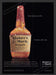 2011 Maker's Mark Bourbon Whisky Blinged Bottle Print Advertisement Ad
