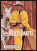 Marlboro Cigarettes 1990s Print Advertisement Ad 1990 Cowboy Yellow Jacket Fetch the Paper!