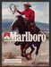 1983 Print Advertisement Marlboro Country Cigarettes Cowboy Gallop Rope Ad.