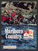 1983 Print Advertisement Marlboro Country Cigarettes Wagon River Cowboys Ad.