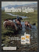 1982 Print Advertisement Marlboro Lights Cigarettes Mustangs in Creek Cowboy Ad.