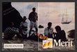 1986 Merit Filter Cigarettes Beach Party Sailboat Print Advertisement (2 Pages)