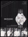 Movado Watches Pete Sampras 2000s Print Advertisement Ad 2002 Fetch the Paper!