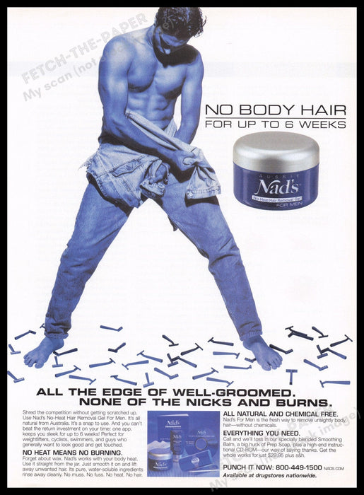 Nads 2000s Print Advertisement Ad 2002 Fetch the Paper!
