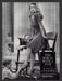 Nancy Johnson 1990s Print Advertisement Shoe Shiner Legs Dress Shoes Hosiery Fetch the Paper!