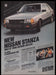 Nissan Stanza 1980s Print Advertisement Ad 1982 Fetch the Paper!